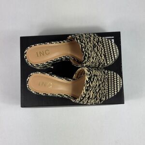 INC International Concepts Platform Sandals 7.5